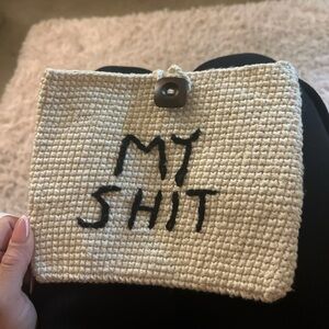 Crotchet pouch